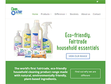 Tablet Screenshot of cleanandfair.com